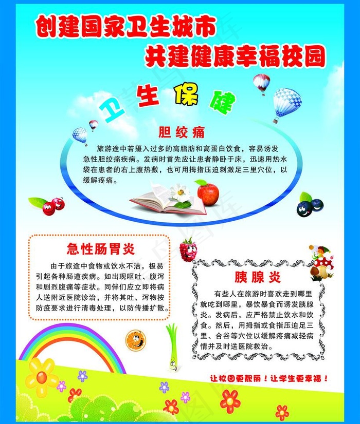 创建国家卫生城市图片cdr矢量模版下载