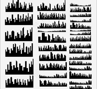 城市轮廓 城市建筑图片