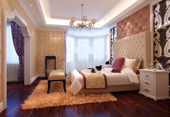 欧式卧室图片