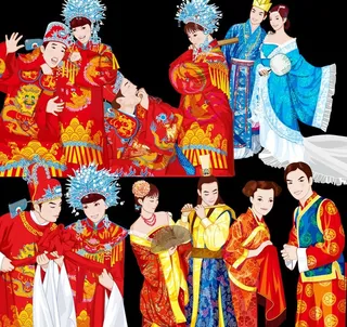 古装新郎新娘
