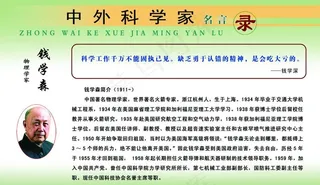 中外科学家钱学森图片