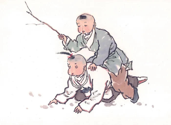 儿童人物绘画