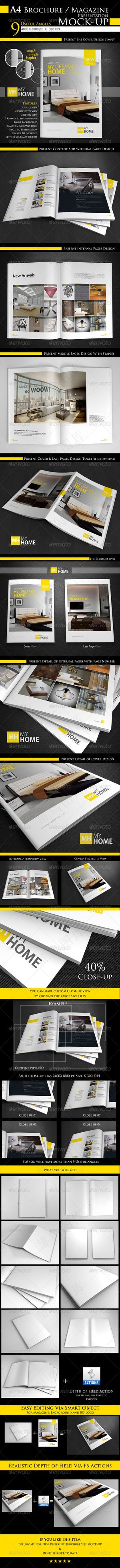 画册设计效果图贴图样机模板素材