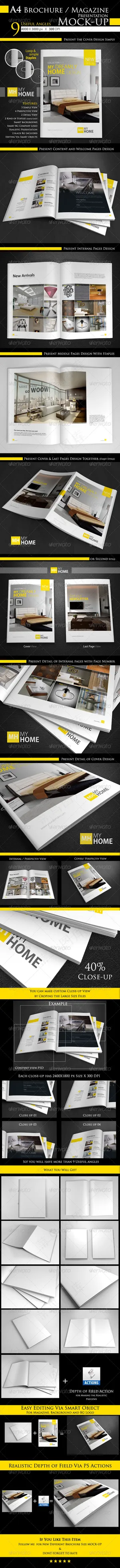 画册设计效果图贴图样机模板素材