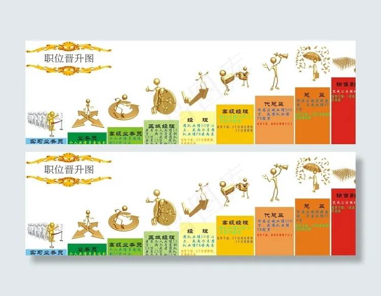 晋升图图片cdr矢量模版下载