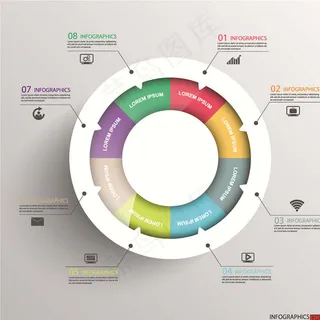 3D立体PPT演示图标图片