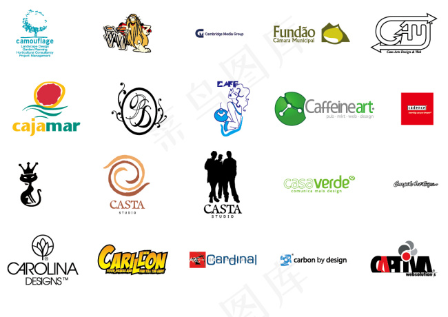 全球广告设计公司LOGO矢量图