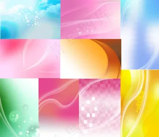 唯美梦幻彩色背景图片psd素材