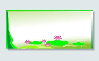 荷花背景展板图片