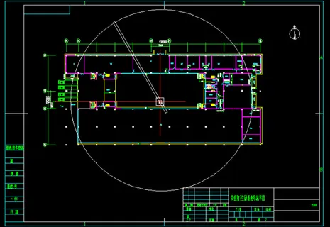 基地塔机 平面图