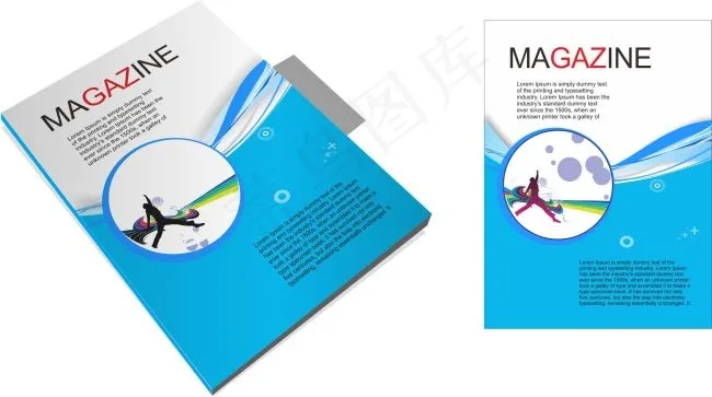 运动画册cdr矢量模版下载