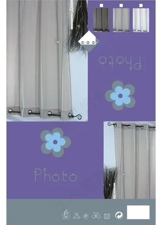 帘子纸卡包装图片