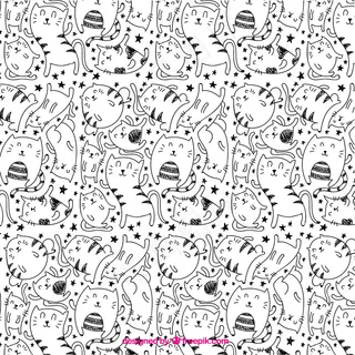 可爱卡通矢量猫