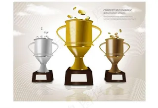 奖杯背景图片