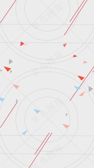 灰色简约红色线条手机端H5背景