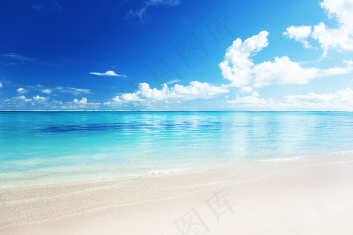 美丽热带海滩风景