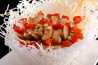 鸟巢杏鲍菇图片