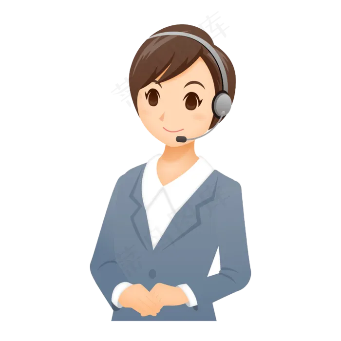 客服服务联系我们PNG透明免扣素材