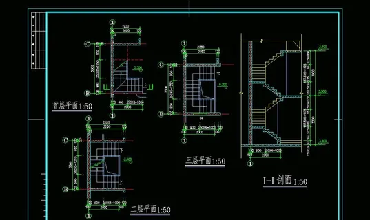 C区CL C型别墅楼梯