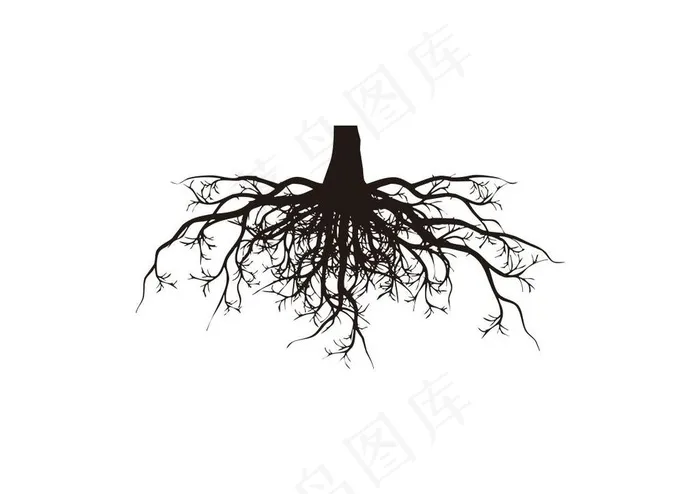 树根矢量图cdr矢量模版下载