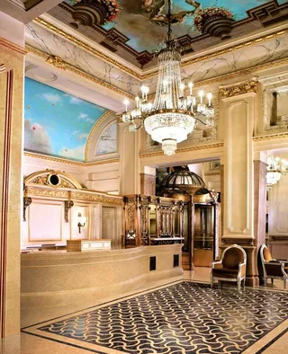 欧式奢华大堂灯光图片