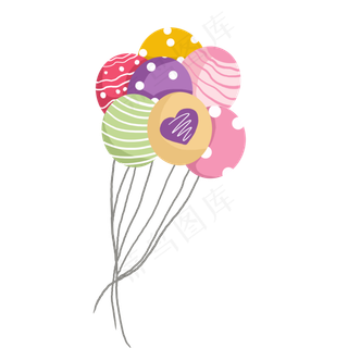 节日庆祝气球装饰素材节日庆祝气球装饰素材