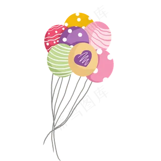 节日庆祝气球装饰素材节日庆祝气球装饰素材