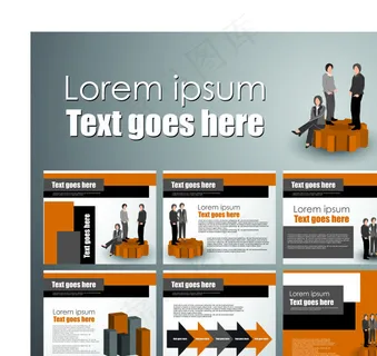 宣传册设计矢量