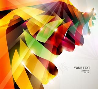 动感潮流背景矢量素材三