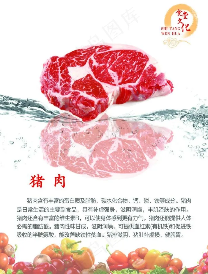 食堂文化图片psd模版下载
