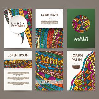 时尚彩色名片设计