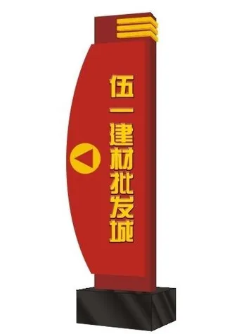 户外指示立牌图片