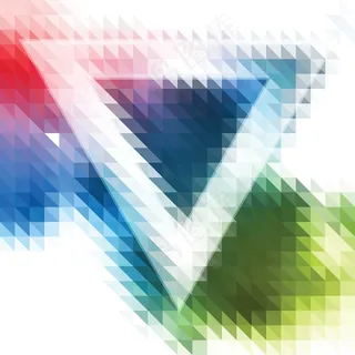 的三角形构成的背景