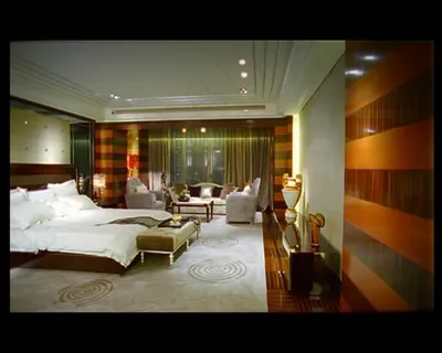 豪华宽大卧室视频素材