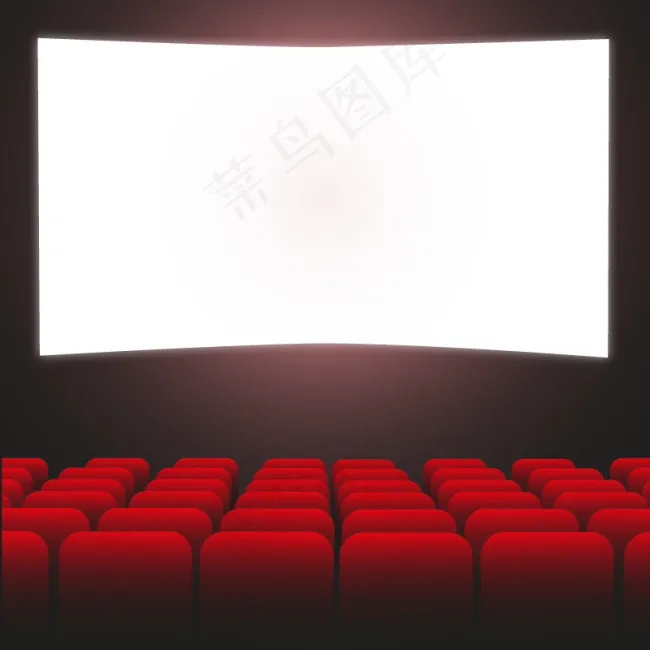 创意放映厅背景矢量素材ai矢量模版下载