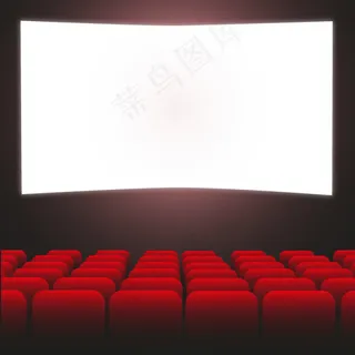 创意放映厅背景矢量素材 创意放映厅背景矢量素材