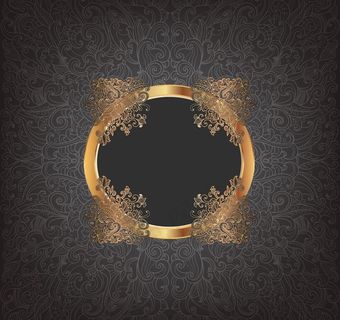 欧式花纹背景图片