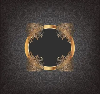 欧式花纹背景图片