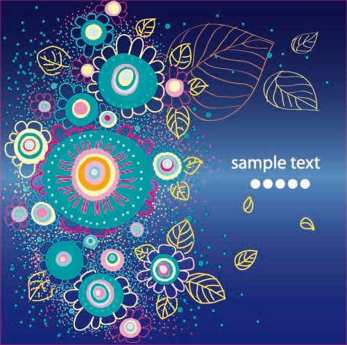 古典花纹图案01—矢量素材