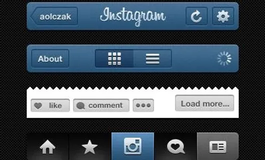 网页元素psd分层