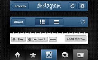 网页元素psd分层