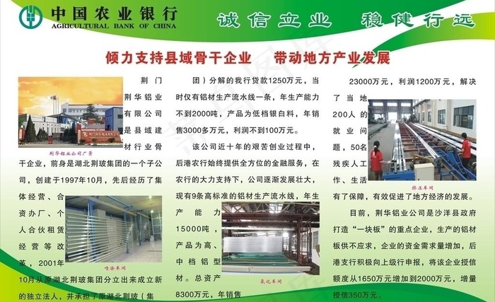 倾力支持县域骨干企业图片cdr矢量模版下载