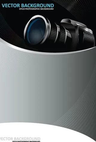 动感数码相机背景图片