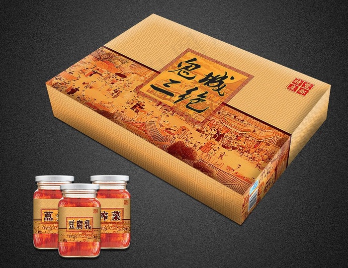 传统 包装（展开图）图片cdr矢量模版下载