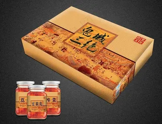 传统 包装（展开图）图片