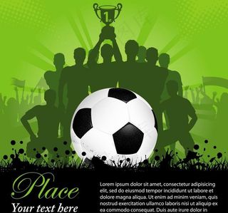 世界杯足球背景图片