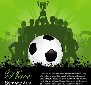 世界杯足球背景图片