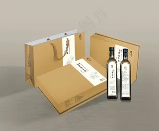 山茶油包装 展开图图片