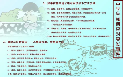 中学生应对突发事件