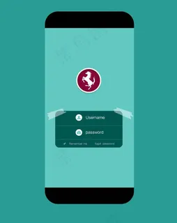 用户登录界面设计psd素材